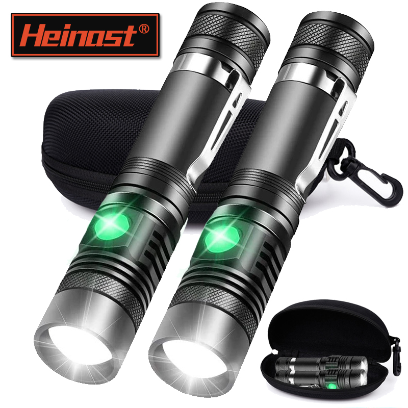 Outdoor Camping Light Portable - Rechargeable T6 Handheld Flashlight Use 18650