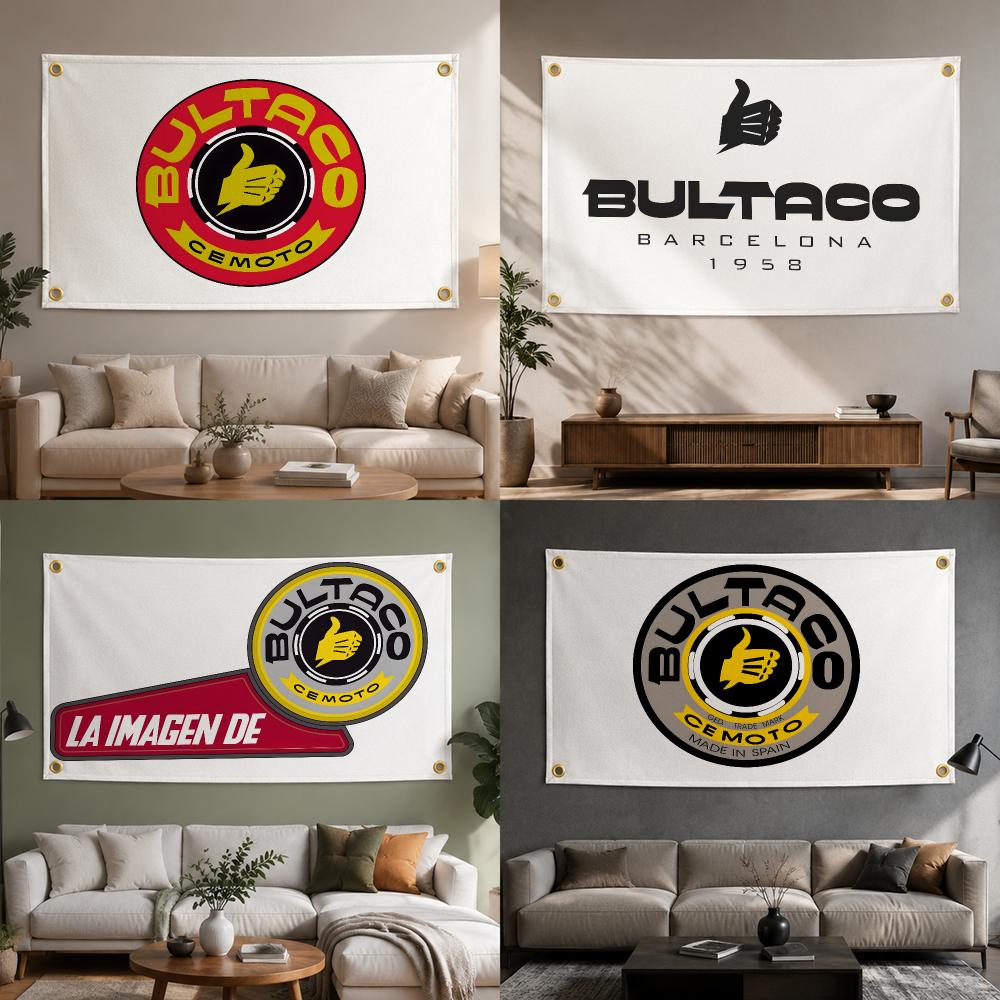 Outdoor Camping Brand - Motorcycle Brand Bultaco Flags Fashion flag