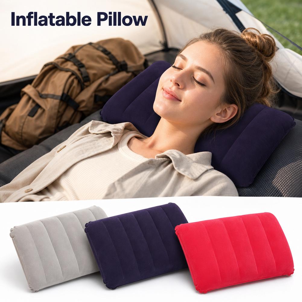 Outdoor Camping Floor Mat - 47x30cm Air Cushion Pillows Outdoor Camping