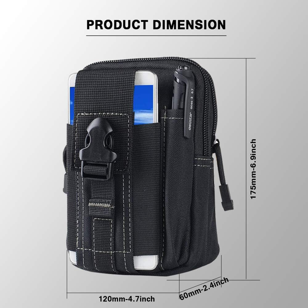 Tactical Molle Belt Pouch Mili - огляд і ціна Outdoor Camping Bag