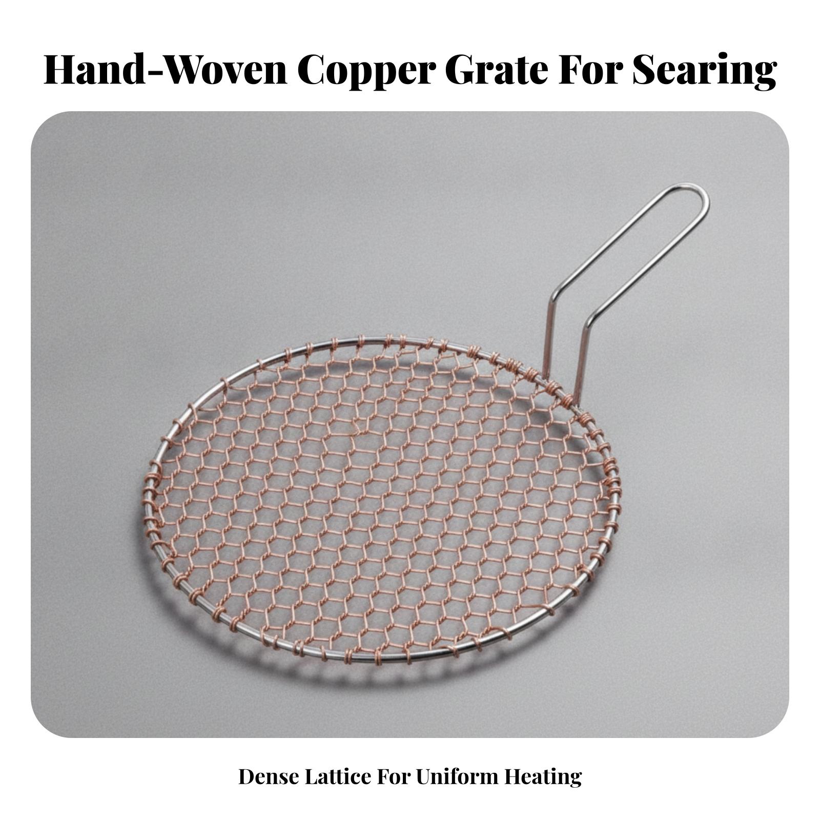Portable Copper Mesh Round Gri - огляд і ціна Outdoor Camping Grill