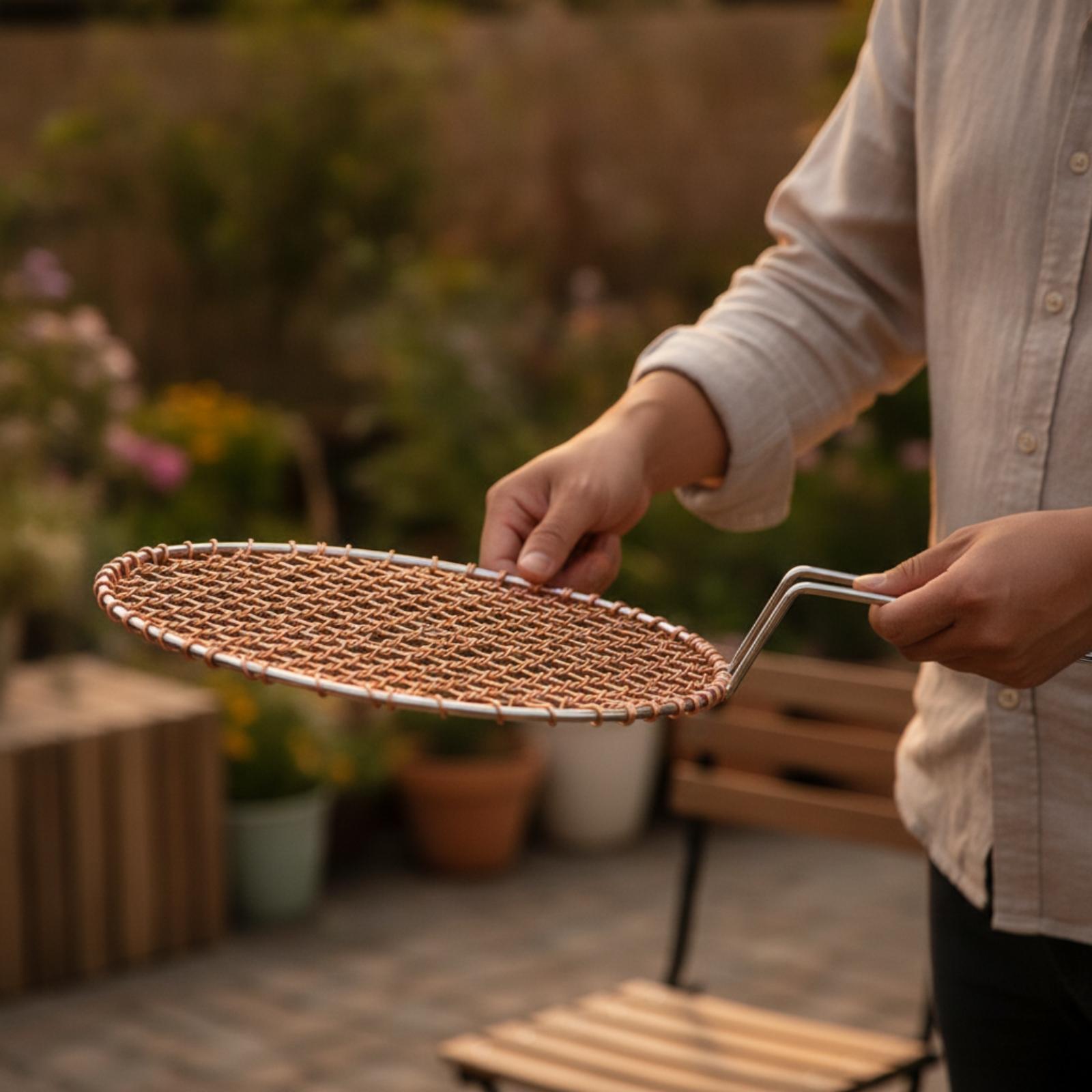 Portable Copper Mesh Round Gri - огляд і ціна Outdoor Camping Grill