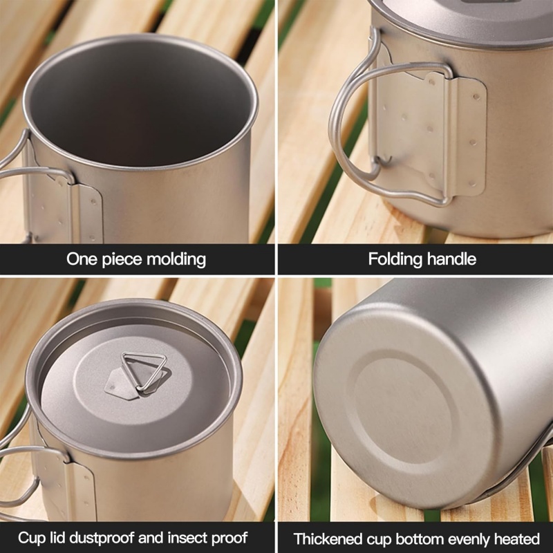 Titanium Camping Mug with Fold - огляд і ціна Outdoor Camping World