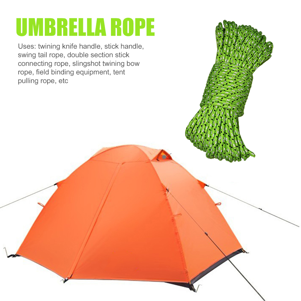 20m 4mm Survival Paracord Nylo - огляд і ціна Outdoor Camping Extension Cord