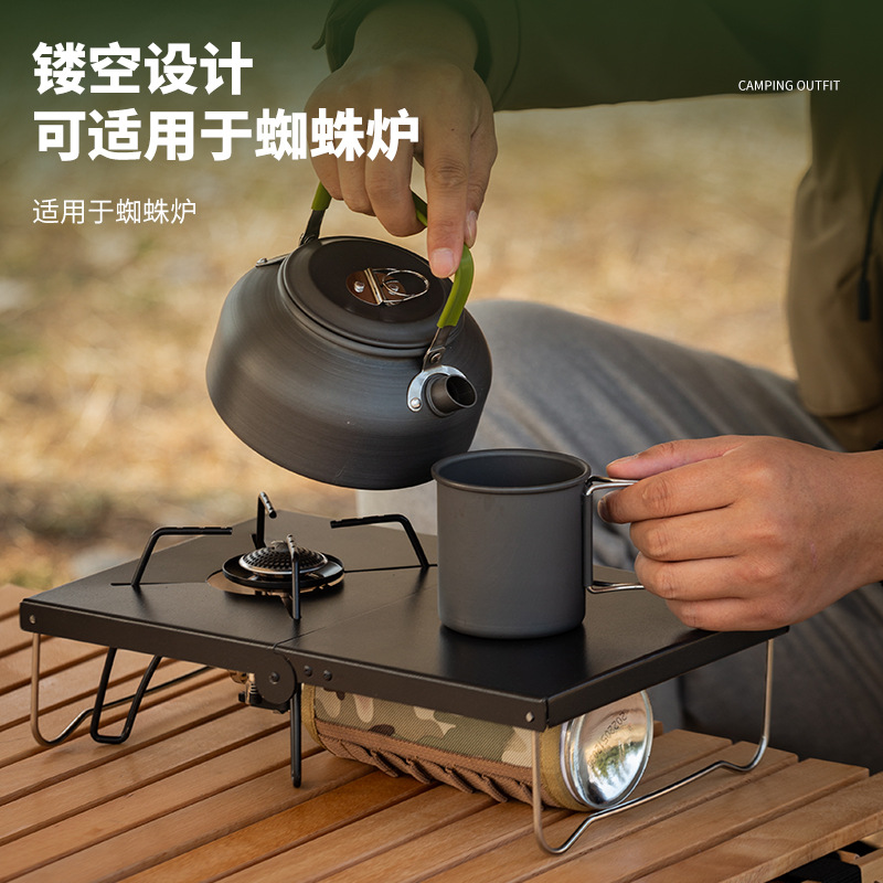 Black Folding Heat Resistant C - огляд і ціна Outdoor Camping Cooking Table
