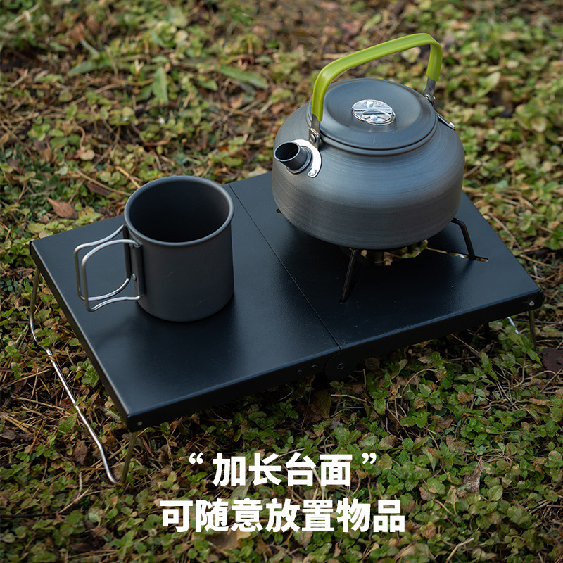 Black Folding Heat Resistant C - огляд і ціна Outdoor Camping Cooking Table