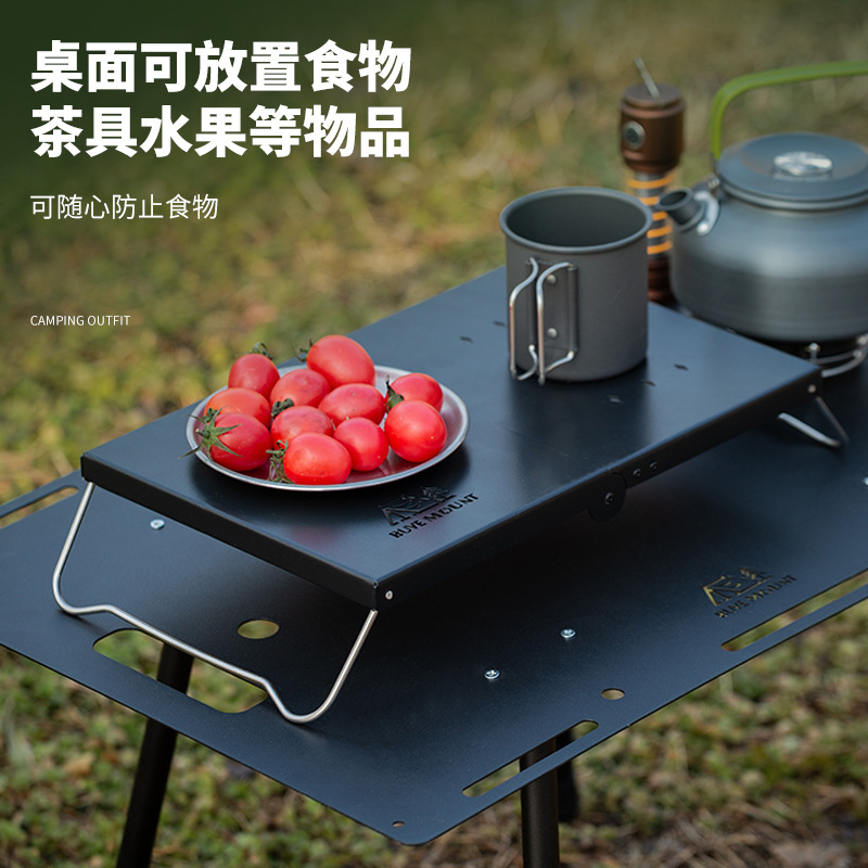Black Folding Heat Resistant C - огляд і ціна Outdoor Camping Cooking Table