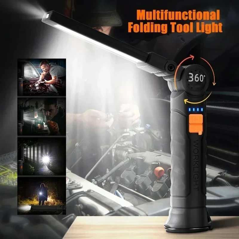 Portable COB LED Flashlight US - огляд і ціна Outdoor Camping Light Portable