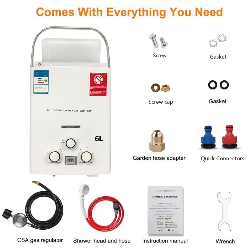Outdoor water heater for RV Po - огляд і ціна Outdoor Camping Gas Heater