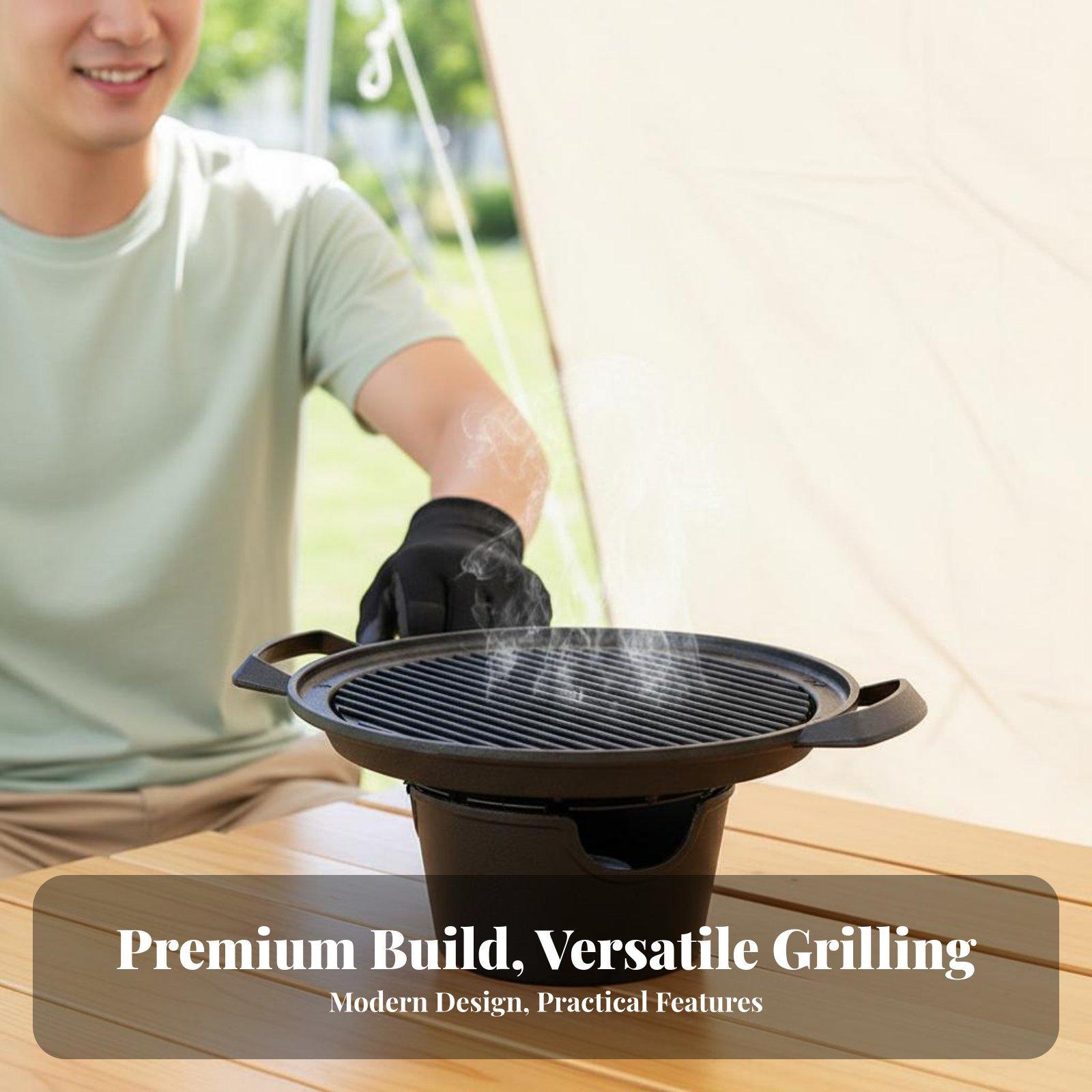 Outdoor Grill Mini Tabletop BB - огляд і ціна Outdoor Camping Grill