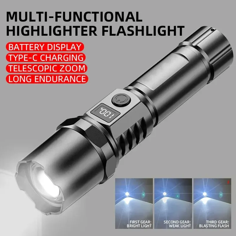 Powerful Led Handheld Flashlig - огляд і ціна Outdoor Camping Light Portable