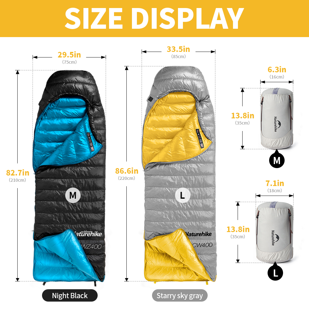 Naturehike Sleeping Bags CW400 - огляд і ціна Ultralight Sleeping Bag