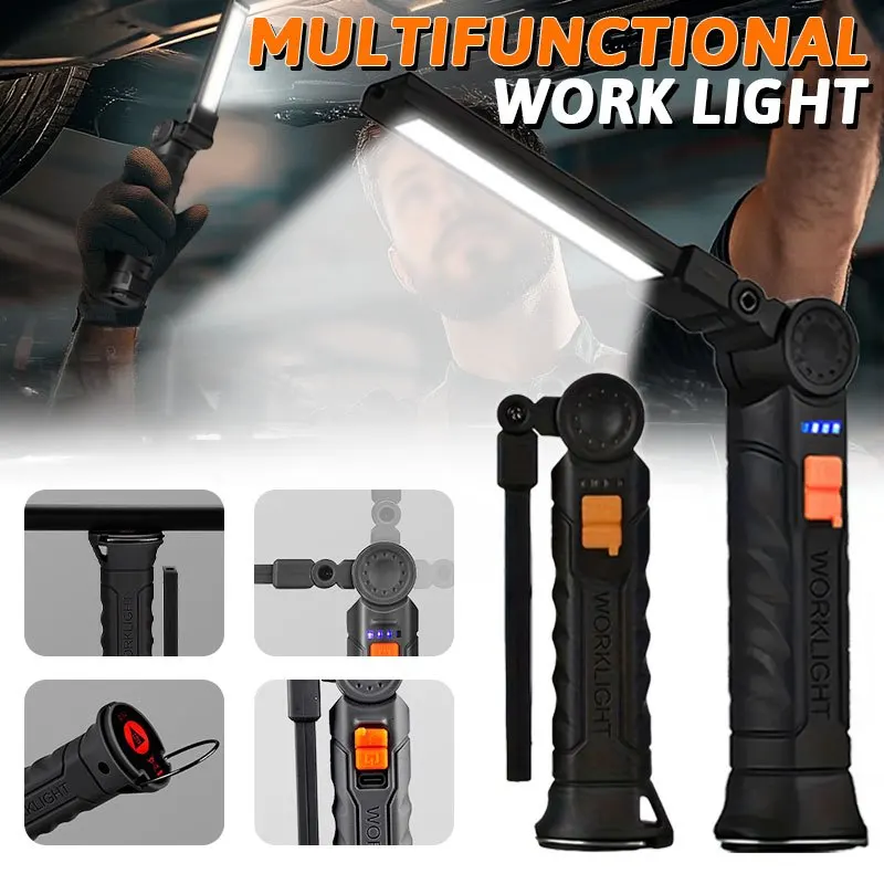 Rechargeable Magnetic Work Lig - огляд і ціна Outdoor Camping Light Portable