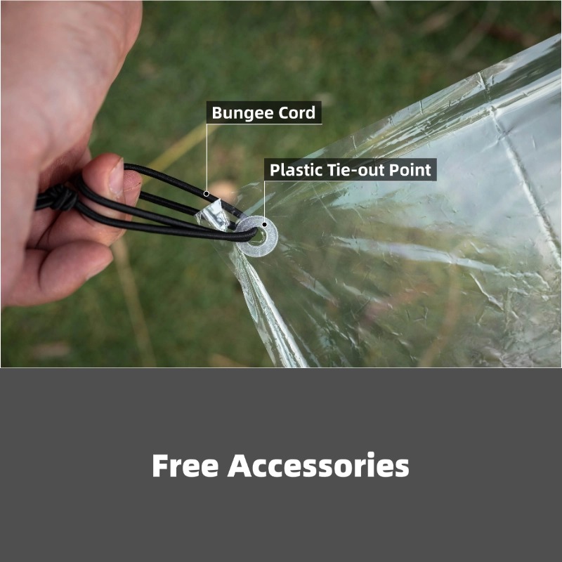 [HODR GEAR]Ultralight Polycro  - огляд і ціна Outdoor Camping Floor Mat