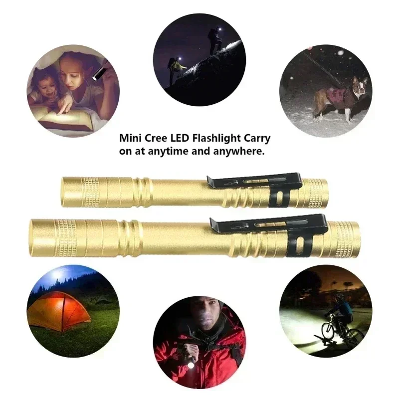 Portable Mini LED Pen Flashlig - огляд і ціна Outdoor Camping Light Portable