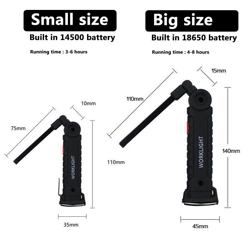 Portable Fold LED Flashlight S - огляд і ціна Outdoor Camping Light Portable