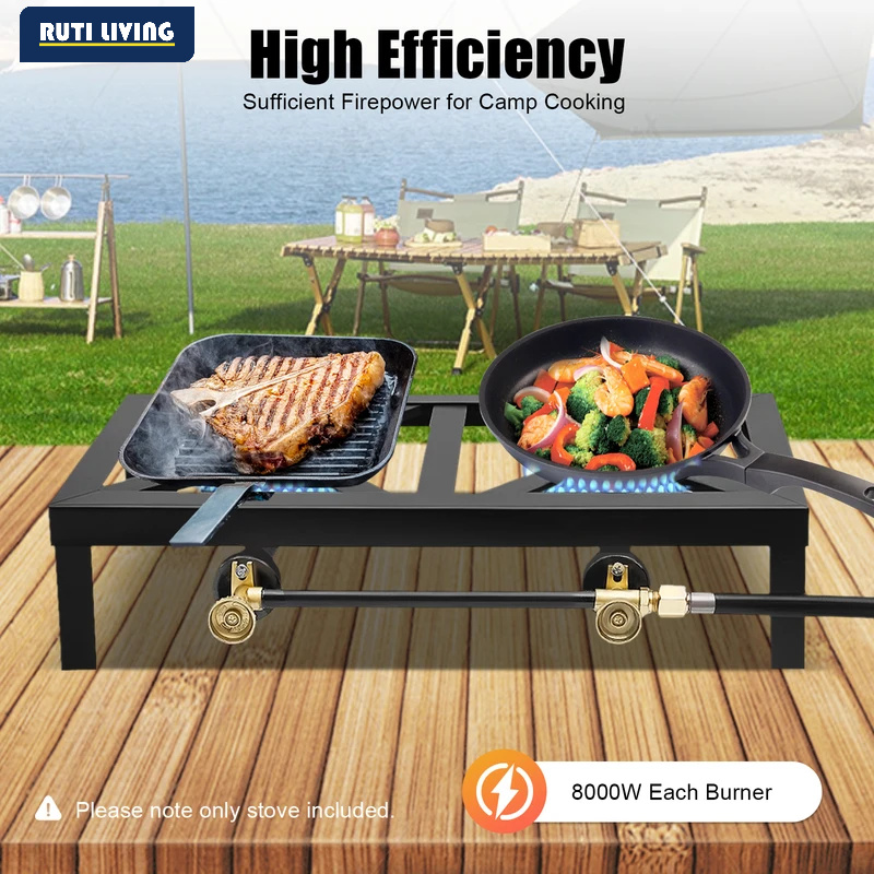 Portable 1/2 Burner Outdoor Ga - огляд і ціна Outdoor Camping Gas Stove