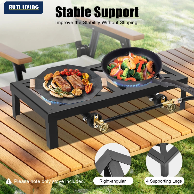 Portable 1/2 Burner Outdoor Ga - огляд і ціна Outdoor Camping Gas Stove