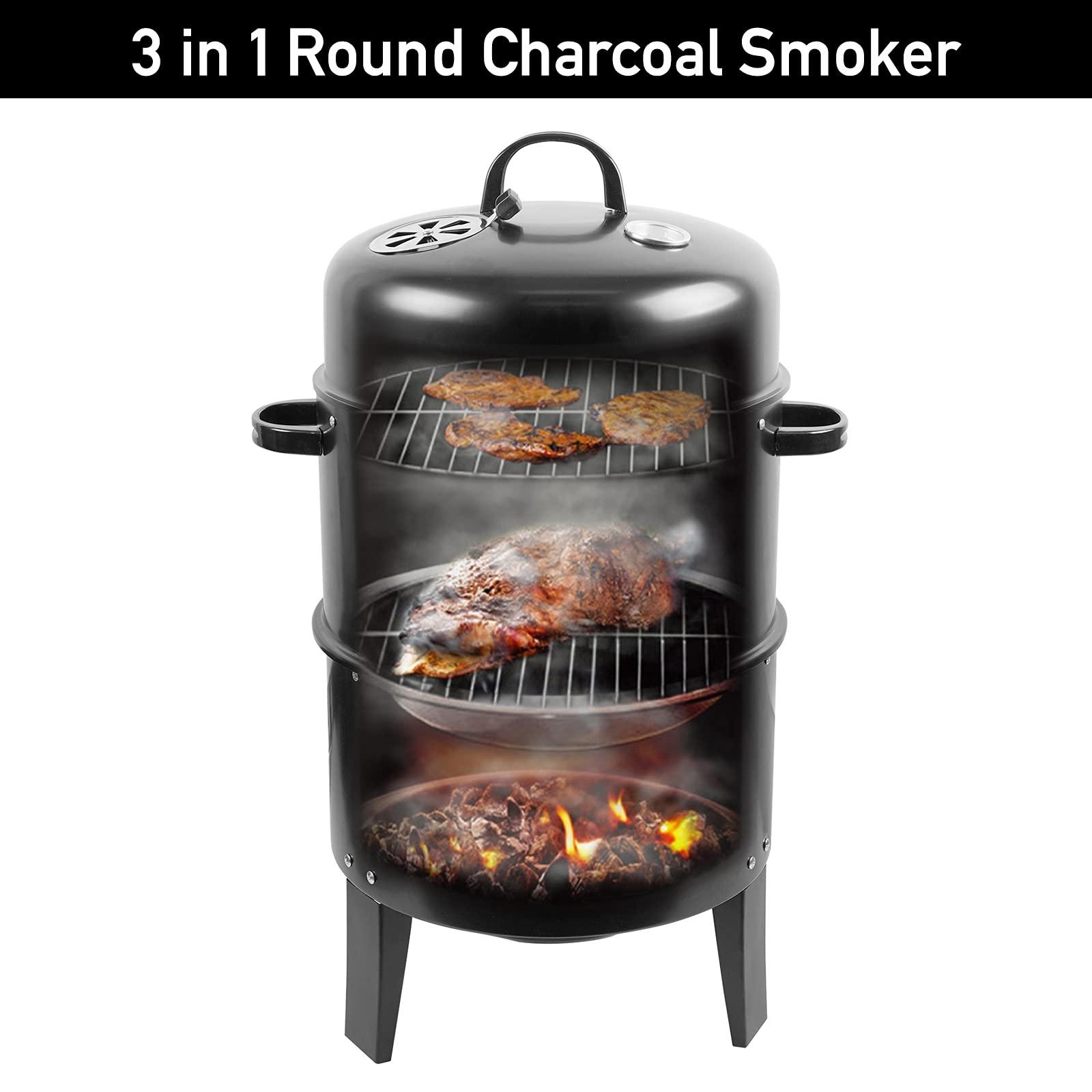 Vertical BBQ Grill Cooker Char - огляд і ціна Outdoor Camping Fire Pit