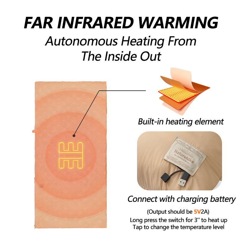 Naturehike Outdoor Heated Blan - огляд і ціна Ultralight Sleeping Bag