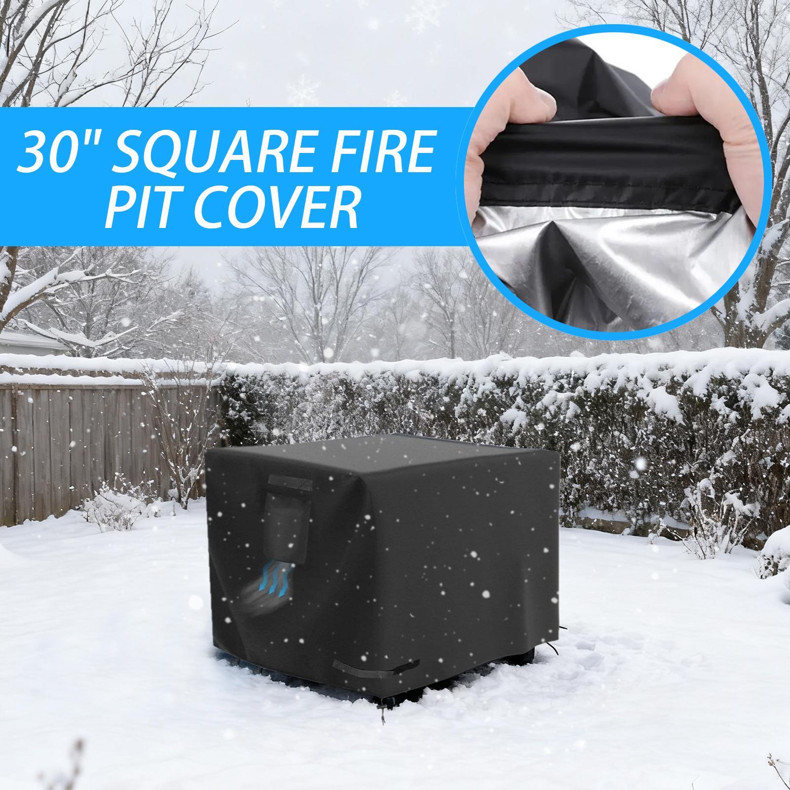 Fire Pit Cover Square 30 Inch  - огляд і ціна Outdoor Camping Fire Pit