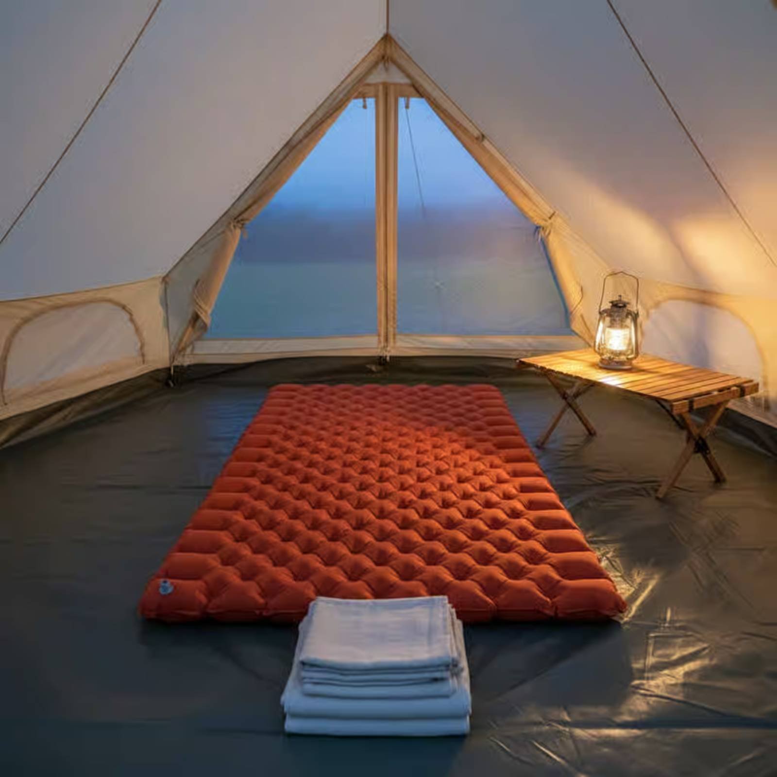 Inflatable Camping Mat Nylon T - огляд і ціна Outdoor Camping Floor Mat