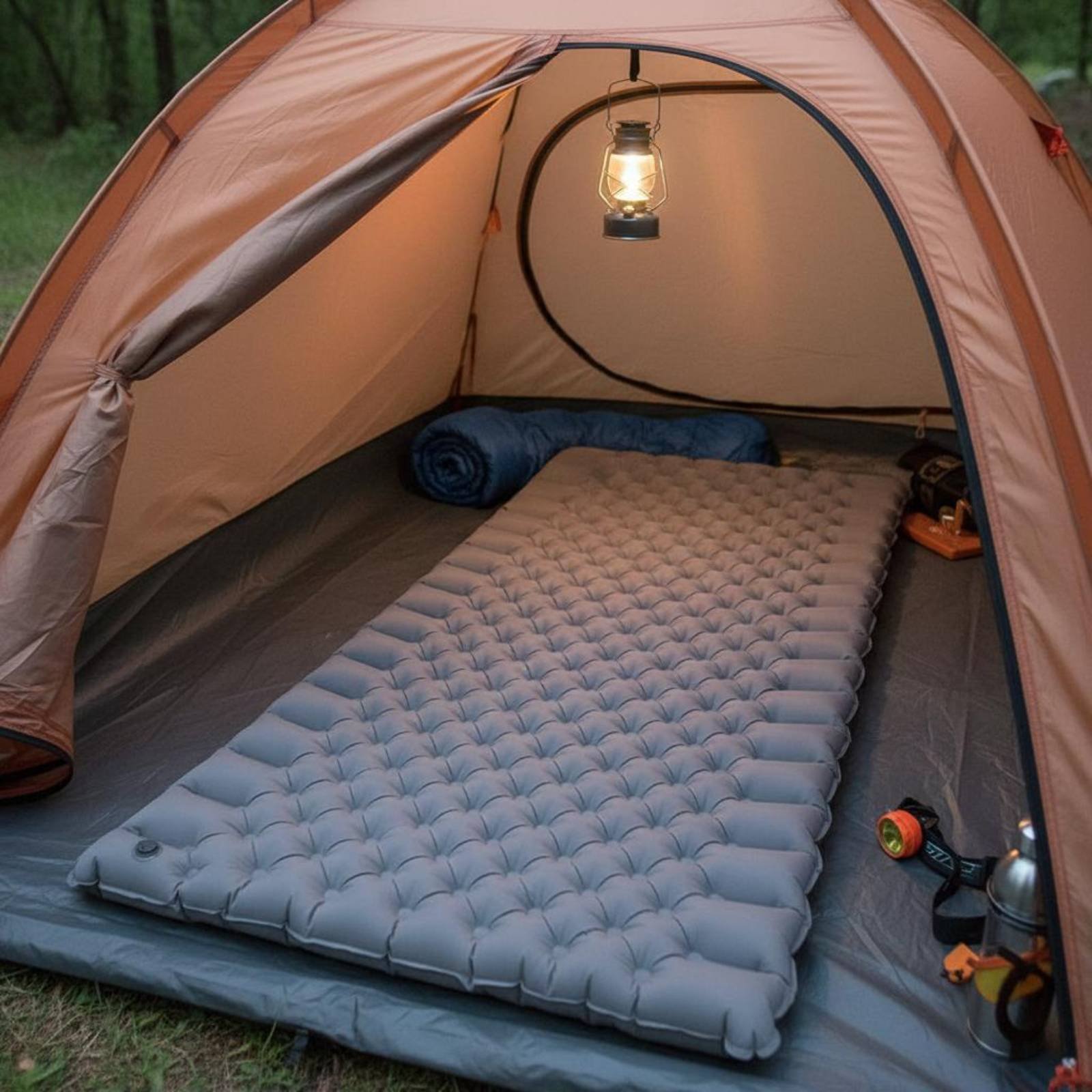 Inflatable Camping Mat Nylon T - огляд і ціна Outdoor Camping Floor Mat