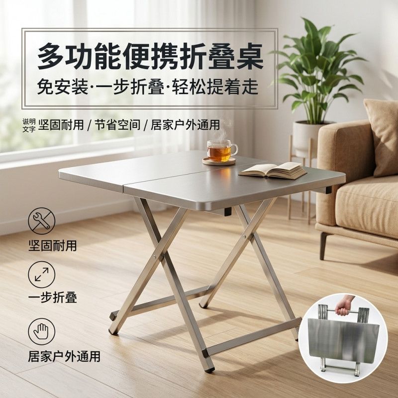 Stainless Steel Folding Campin - огляд і ціна Outdoor Camping Cooking Table