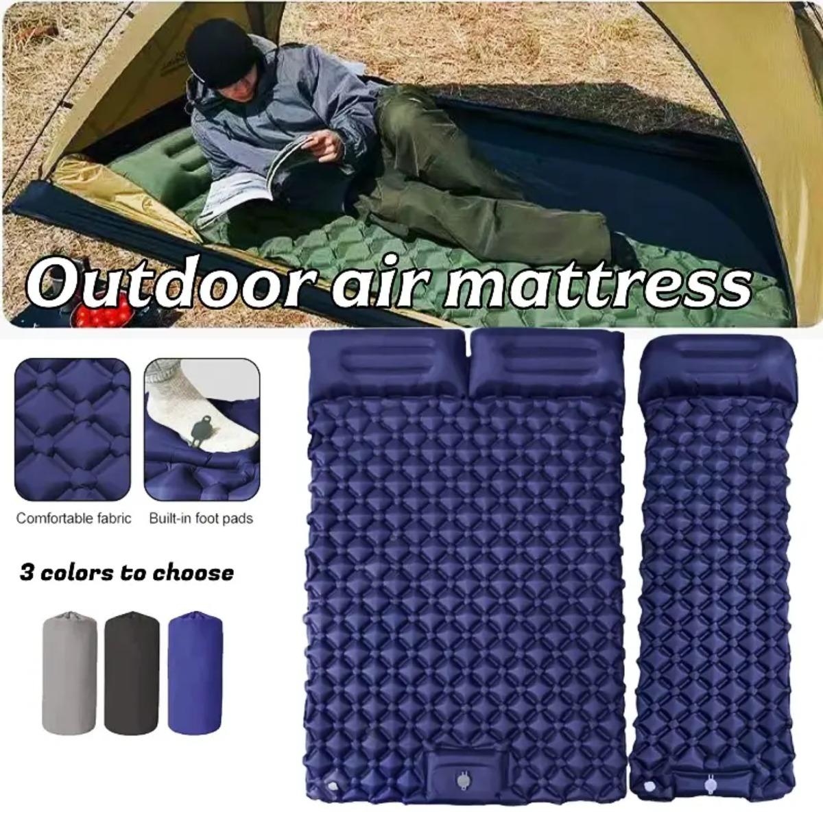 Single & Double Inflatable Air - огляд і ціна Outdoor Camping Floor Mat