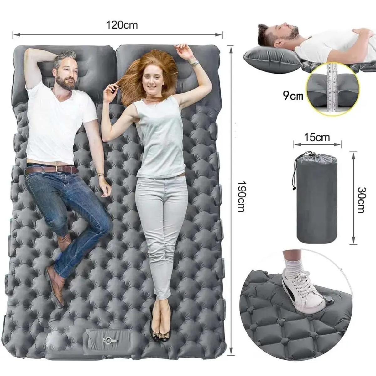 Single & Double Inflatable Air - огляд і ціна Outdoor Camping Floor Mat