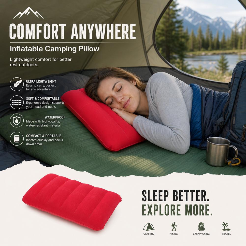 47x30cm Air Cushion Pillows Ou - огляд і ціна Outdoor Camping Floor Mat