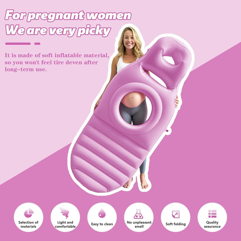 Inflatable Pregnancy Pillow Yo - огляд і ціна Inflatable Mattress