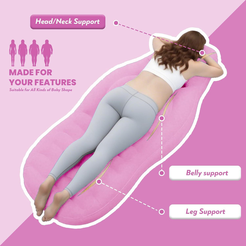Inflatable Pregnancy Pillow Yo - огляд і ціна Inflatable Mattress