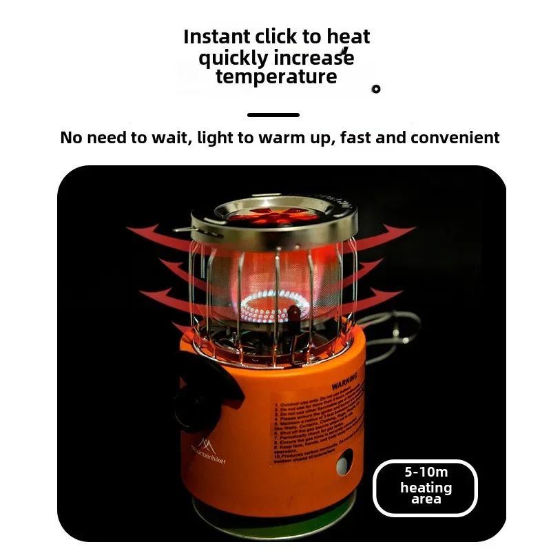 MOUNTAINHIKER Portable 2000W G - огляд і ціна Outdoor Camping Gas Heater