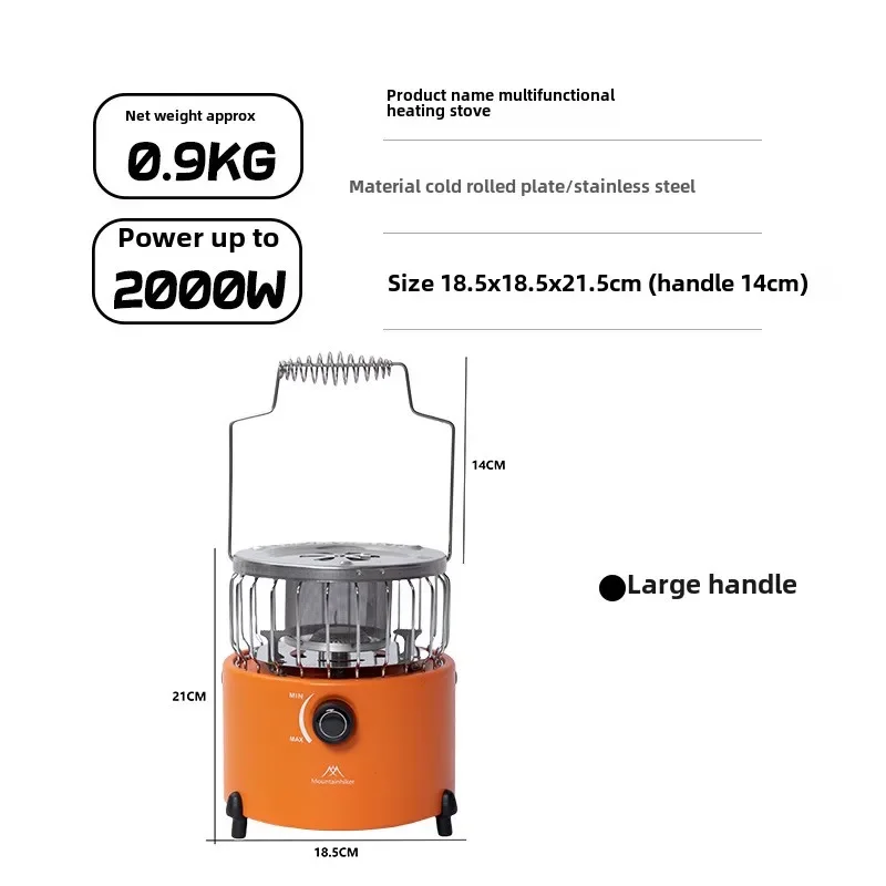 MOUNTAINHIKER Portable 2000W G - огляд і ціна Outdoor Camping Gas Heater