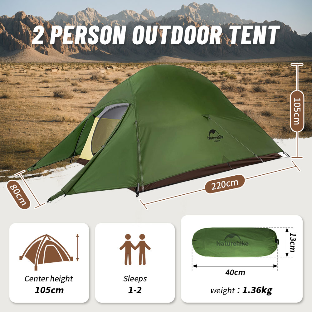 Naturehike Cloud Up 1 2 3 Pers - огляд і ціна Ultralight Sleeping Bag
