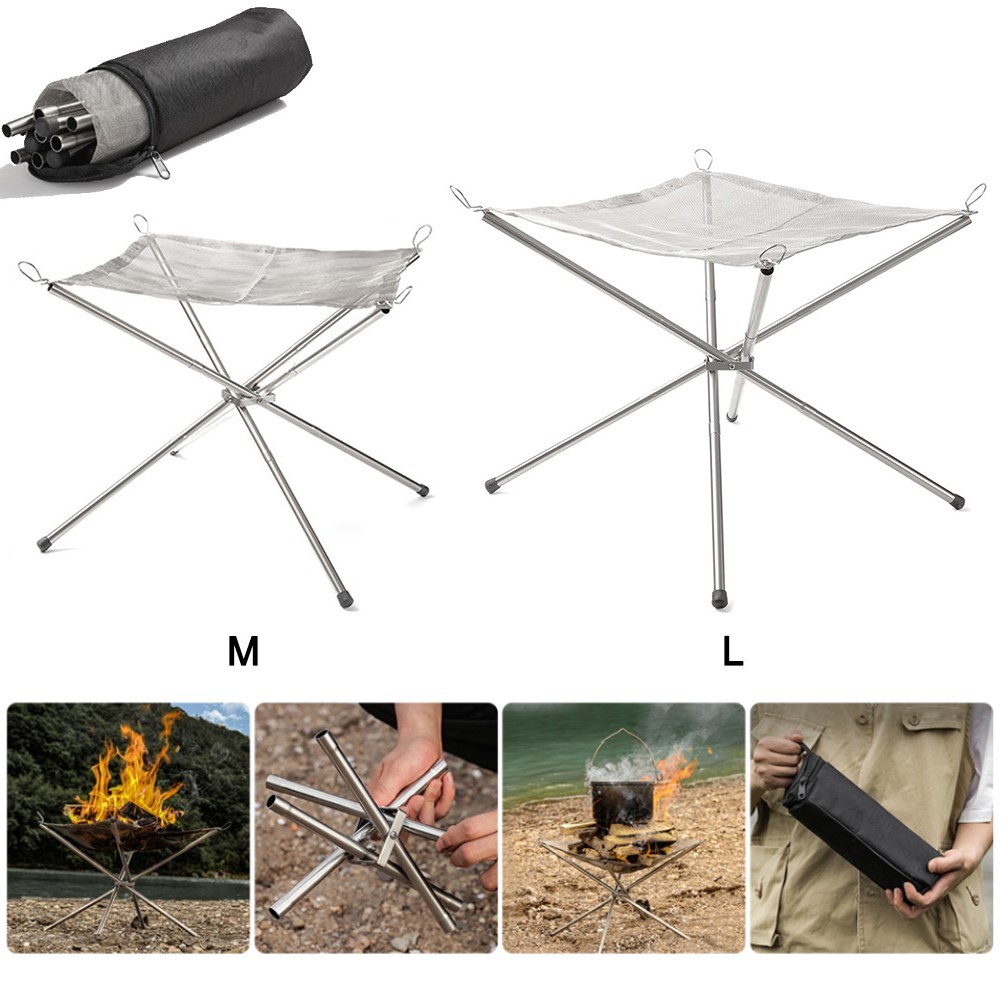Portable Camping Fire Pit Gril - огляд і ціна Outdoor Camping Fire Pit