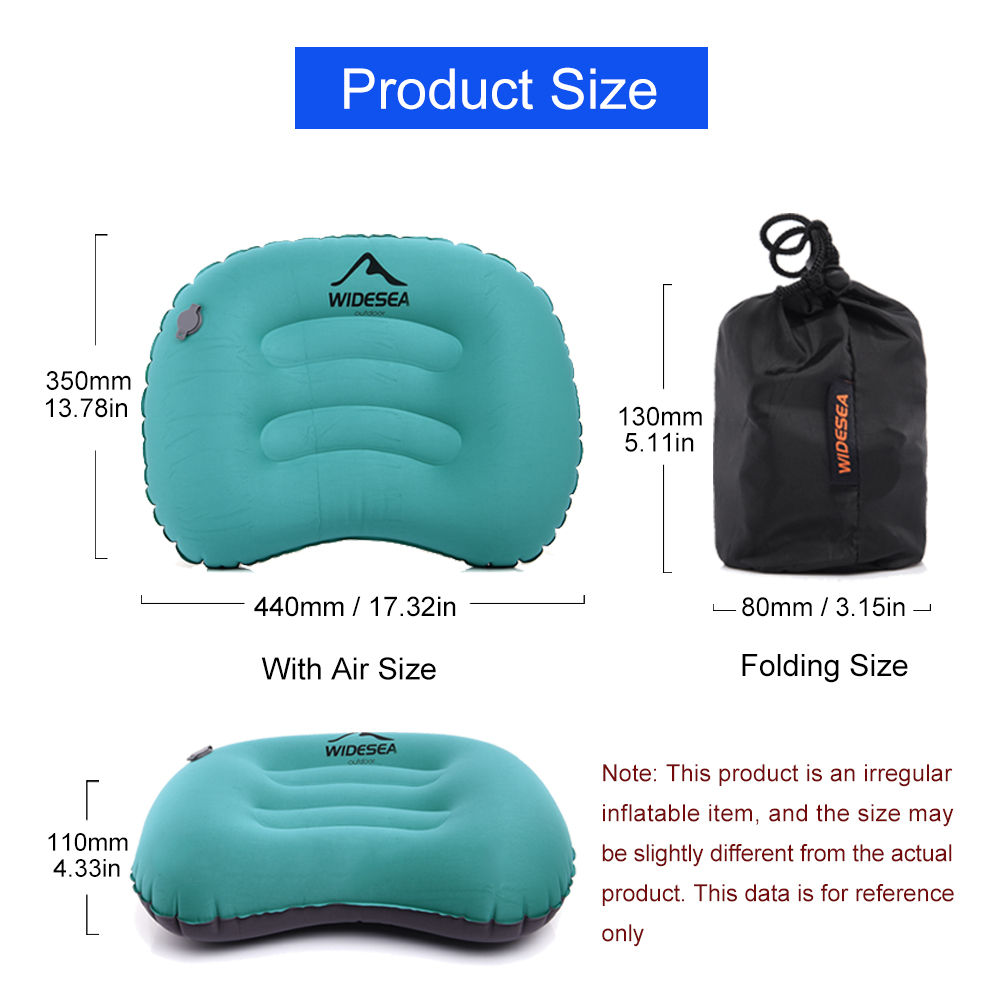Widesea Portable Inflatable Pi - огляд і ціна Outdoor Camping Floor Mat