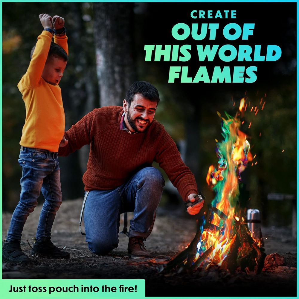 Color-Changing Fire Pit Packet - огляд і ціна Outdoor Camping Fire Pit