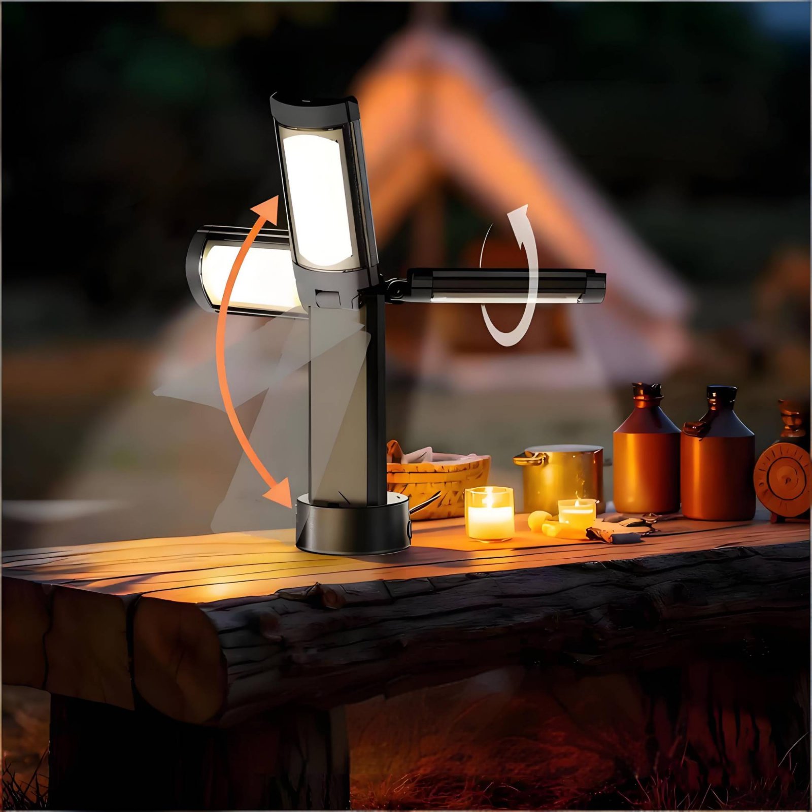 Telescopic Tent Lamp Adjustabl - огляд і ціна Outdoor Camping Light Portable