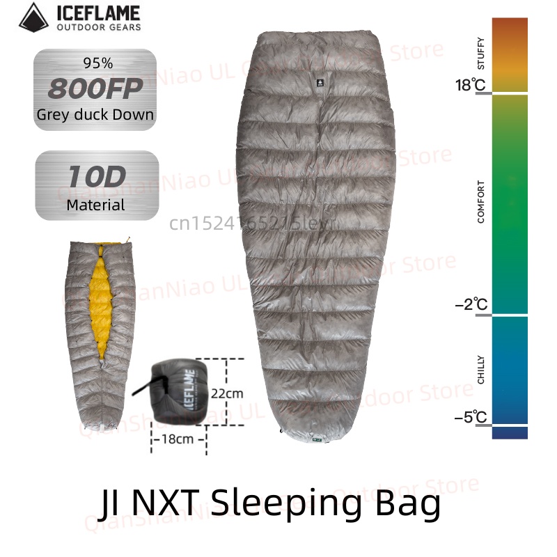 Ice Flame JI NXT 800FP Mummy B - огляд і ціна Ultralight Sleeping Bag