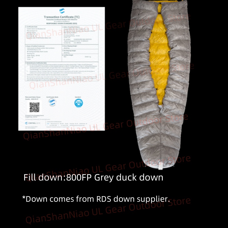 Ice Flame JI NXT 800FP Mummy B - огляд і ціна Ultralight Sleeping Bag