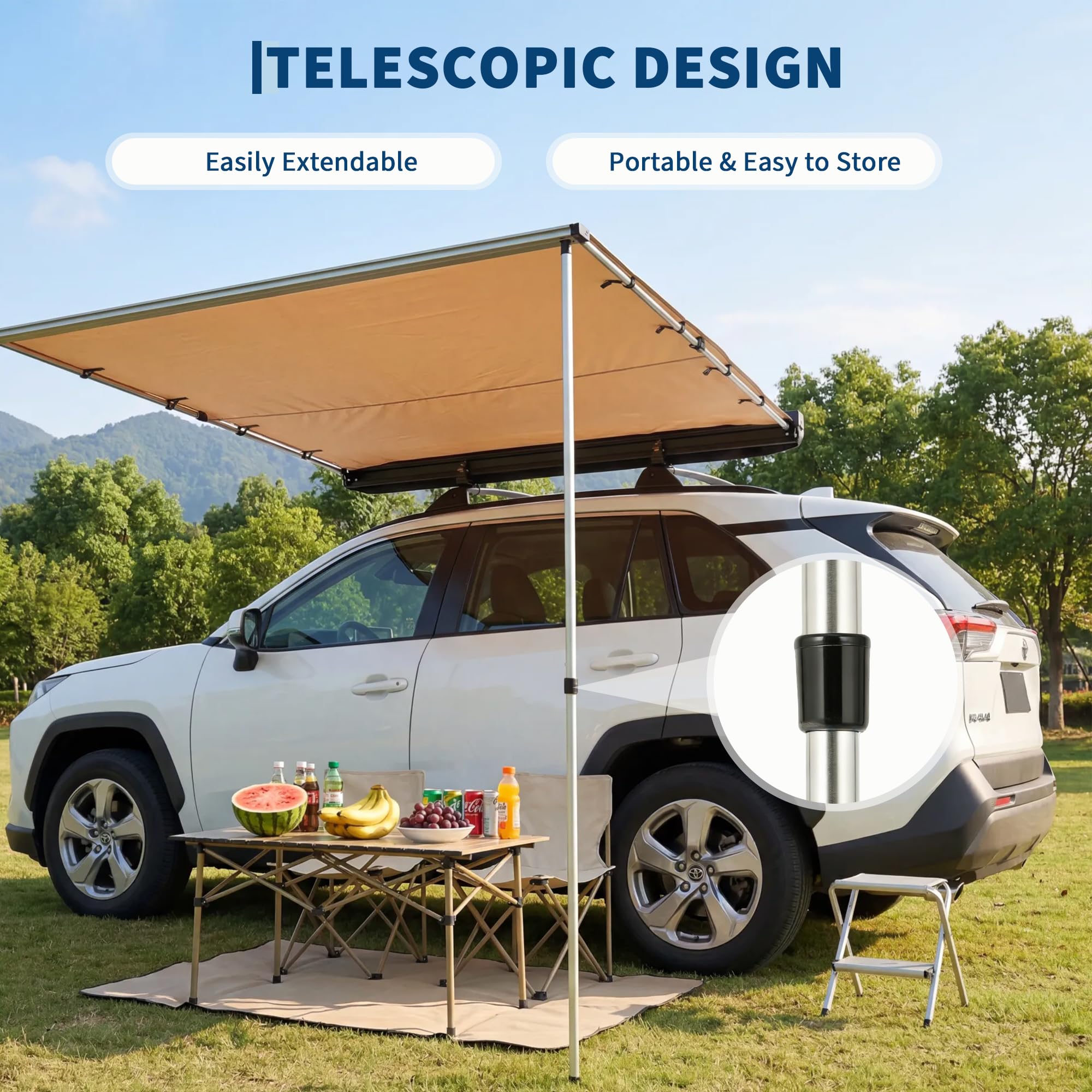 SUV Truck Van Roof Rack Awning - огляд і ціна Outdoor Camping Bag
