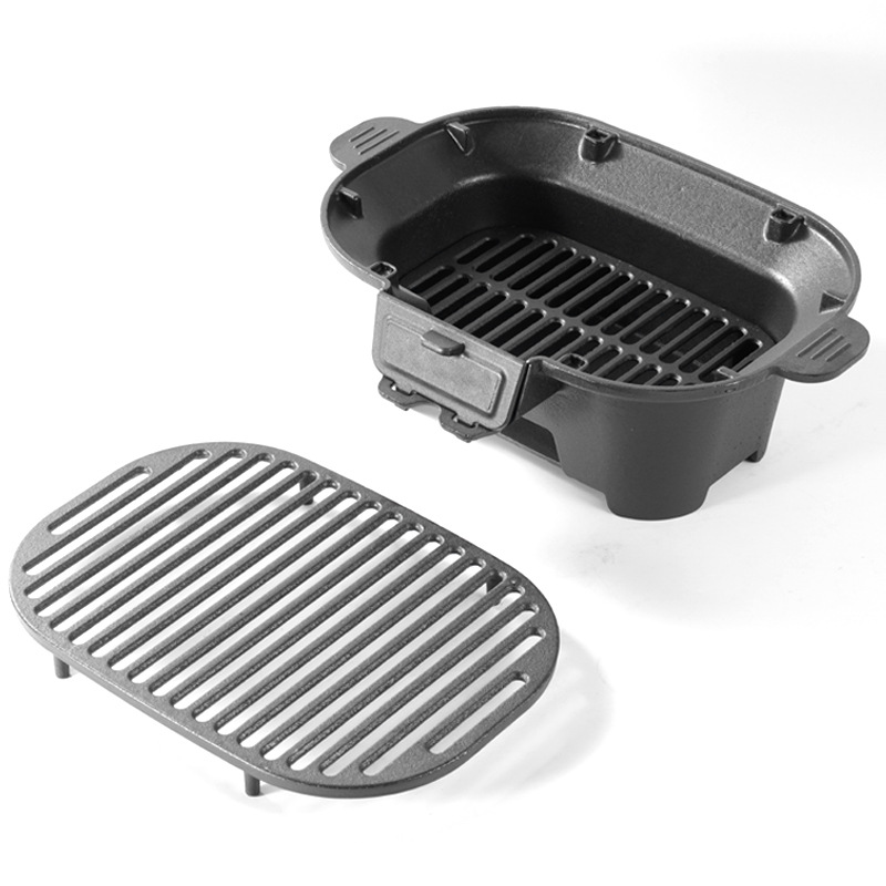 Thickened Cast Iron Charcoal S - огляд і ціна Outdoor Camping Fire Pit